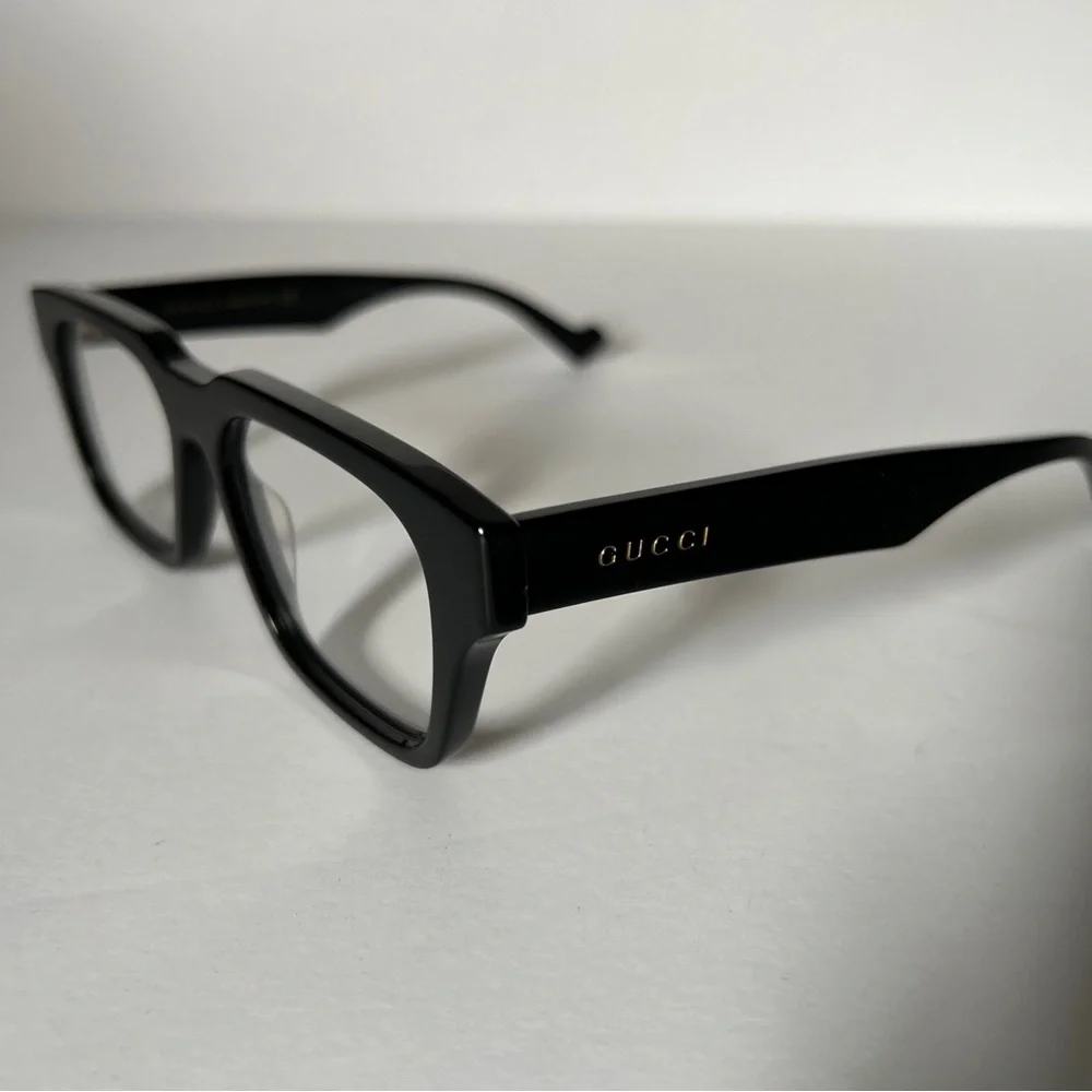 Gucci GG0963O 001 Black Square Full-Rim Square Unisex Frames NEW Unisex - Picture 4 of 10